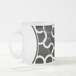 Taza De Cristal Esmerilado Mug/Infinito/Café Mug escarlata