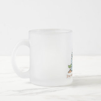 Taza De Cristal Esmerilado Mug lectora de fantasmas lindo - libro motivador a