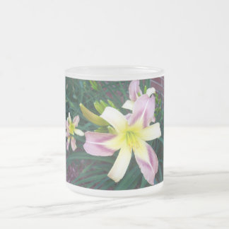 Taza De Cristal Esmerilado Mug lirio morado/amarillo (se muestra con vidrio e