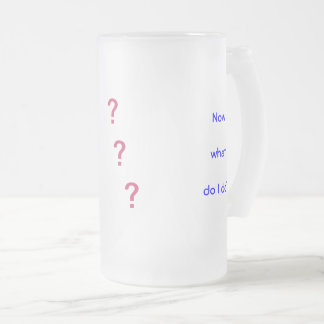 Taza De Cristal Esmerilado Mug - ¡Me he graduado!