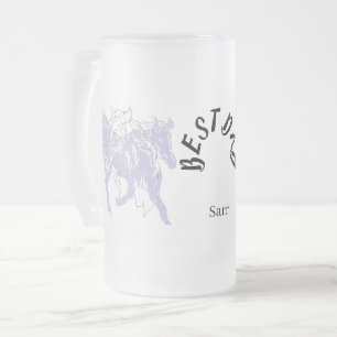Taza De Cristal Esmerilado Mug: Mejor papá