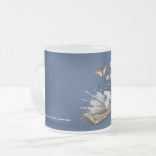 Taza De Cristal Esmerilado MUG - Perdido en un Quatrain de Adiela Akoo - bibl