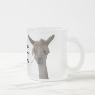 Taza De Cristal Esmerilado Mug - Soy un desastre...