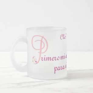 Taza De Cristal Esmerilado MugElegante-Ahijada-Ahijada