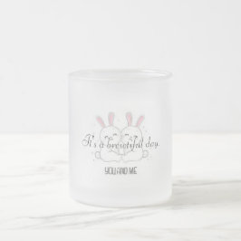 Taza De Cristal Esmerilado Mugre artística