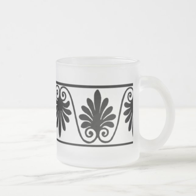 Taza De Cristal Esmerilado Mugre de borde escarpado (Derecha)