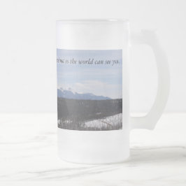 Taza De Cristal Esmerilado Mugre de carne de cerdo con pico