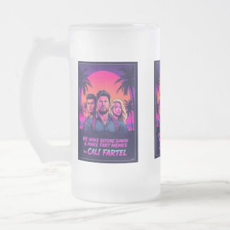Taza De Cristal Esmerilado Mugre de cerveza de Fartel
