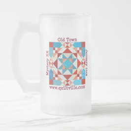 Taza De Cristal Esmerilado Mugre de cerveza para el misterio del casco antigu