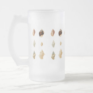 Taza De Cristal Esmerilado Mugre de concha marina
