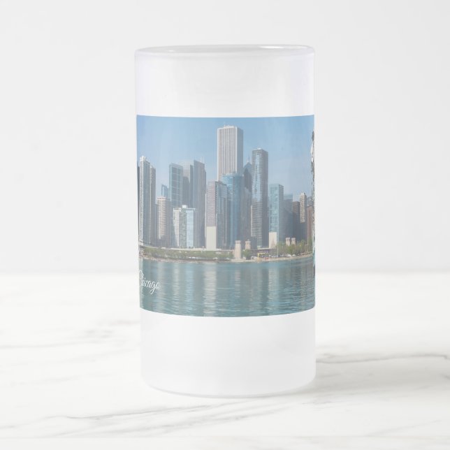 Taza De Cristal Esmerilado Mugre de escarcha de vela de Windy (Centro)