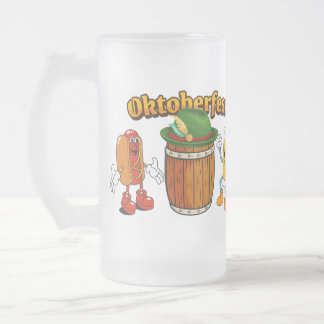 Taza De Cristal Esmerilado mugre de festivales de octubre