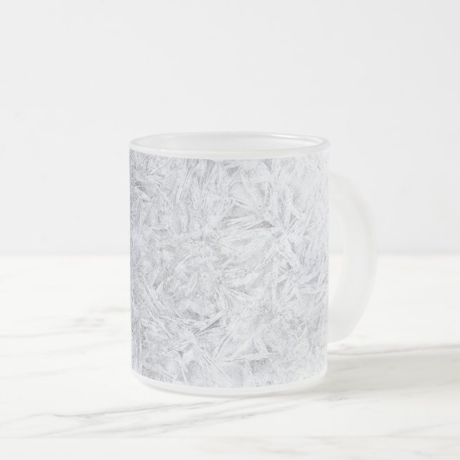 Taza De Cristal Esmerilado Mugre de invierno (Anverso derecho)