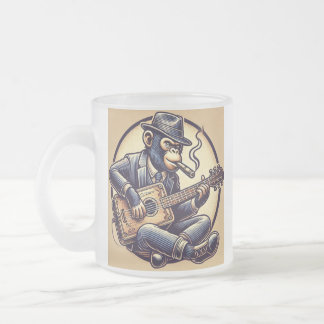 Taza De Cristal Esmerilado Mugre de mono de caja