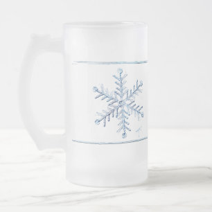 Taza De Cristal Esmerilado Mugre de nieve helada