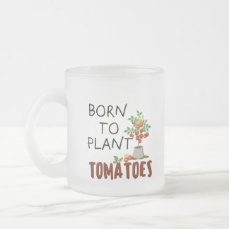 Taza De Cristal Esmerilado Mugre de vidrio escarchado con graciosa cita de ja