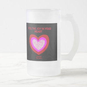 Taza De Cristal Esmerilado Mugre de vidrio escarpado de gran tamaño para el c