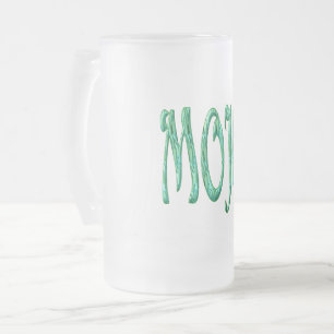 Taza De Cristal Esmerilado Mugre de vidrio esmerilado mojo
