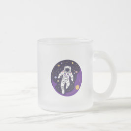 Taza De Cristal Esmerilado Mugre espacial