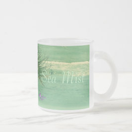 Taza De Cristal Esmerilado Mugre helada con niebla marina