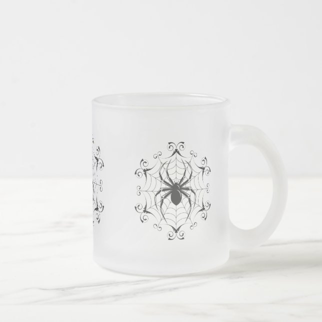 Taza De Cristal Esmerilado Mugre helada de Halloween (Derecha)