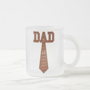 Taza De Cristal Esmerilado Mugre helada de papá