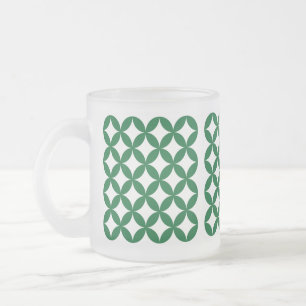 Taza De Cristal Esmerilado Mugre helada de Shippo verde