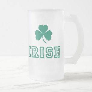 Taza De Cristal Esmerilado Mugre helada irlandesa