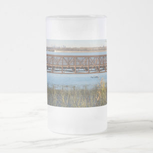 Taza De Cristal Esmerilado Mugre sagrada en el puente del Parque de la Roca B