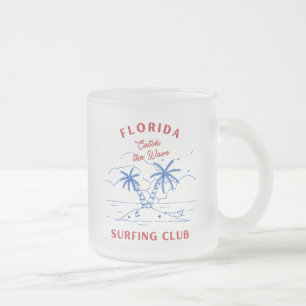 Taza De Cristal Esmerilado Mugre sembrada de escarcha en Florida