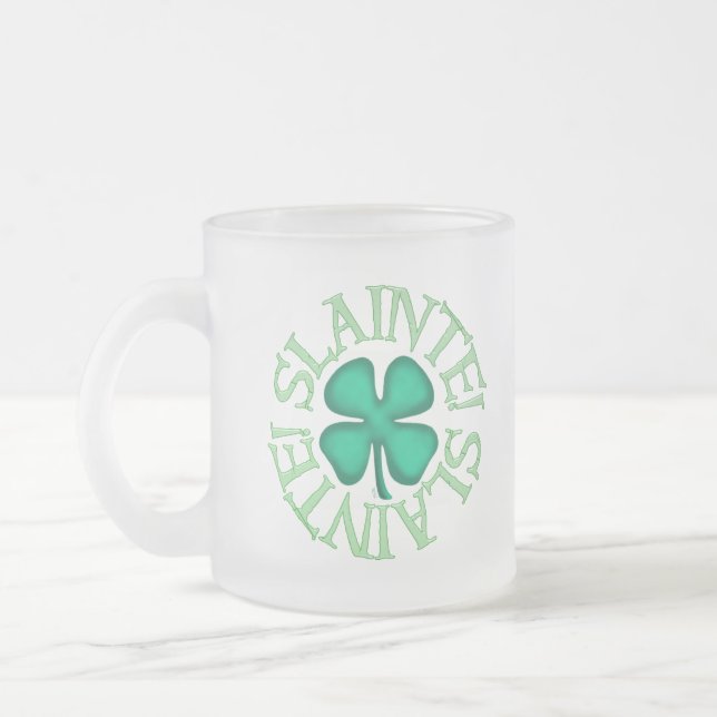 Taza De Cristal Esmerilado Mugre sinuosa (Izquierda)