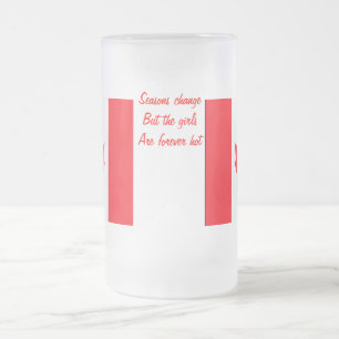 Taza De Cristal Esmerilado Mugs Canadá-El día de San Valentín