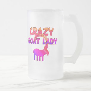 Taza De Cristal Esmerilado Mugs de cabra y Drinkware de cabra