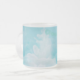 Taza De Cristal Esmerilado Mugs de vidrio escarchado