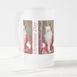 Taza De Cristal Esmerilado Mugs del DÍA de los navidades