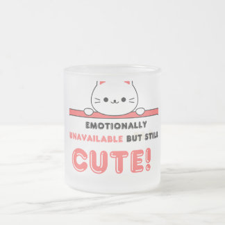 Taza De Cristal Esmerilado Mugs divertidos y suaves