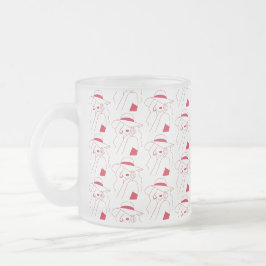 Taza De Cristal Esmerilado Mujer
