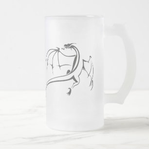 Taza De Cristal Esmerilado Mundo del Dragón
