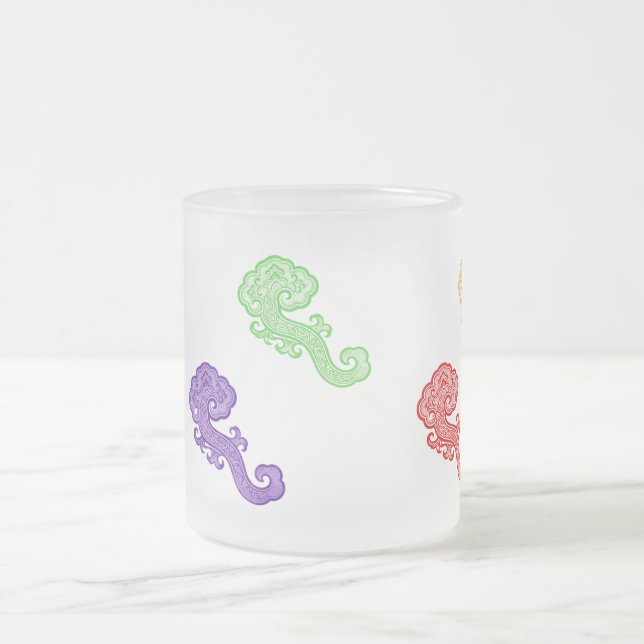 Taza De Cristal Esmerilado Mystical Cloud Creature Mug (Centro)