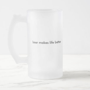 Taza De Cristal Esmerilado NABC - La cerveza Stein, que necesita