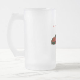 Taza De Cristal Esmerilado Nada más que rayas