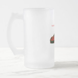 Taza De Cristal Esmerilado Nada más que rayas