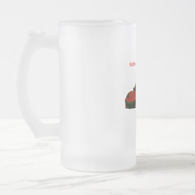 Taza De Cristal Esmerilado Nada más que rayas (Izquierda)
