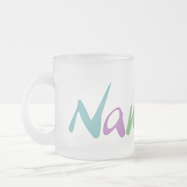 Taza De Cristal Esmerilado Namaste (Izquierda)
