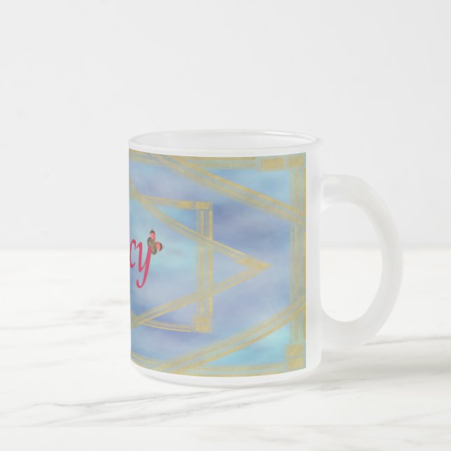 Taza De Cristal Esmerilado Nancy (Derecha)