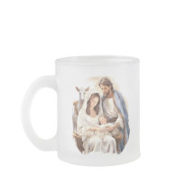 Natividad de vidrio escarpado Niño Jesús Mug