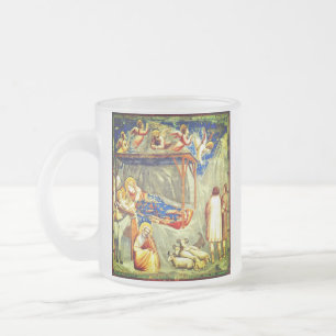 Taza De Cristal Esmerilado Natividad Nacimiento de Jesús