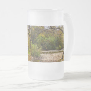 Taza De Cristal Esmerilado Naturas Círculo Cerveza de vidrio escarcha