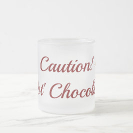 Taza De Cristal Esmerilado Navidad rústica acogedora vintage