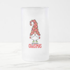 Taza De Cristal Esmerilado Navidades de Gnomie